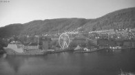 Archiv Foto Webcam Blick über Bergen 21:00