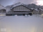 Archiv Foto Webcam Stuben am Arlberg - Blick auf das Après Post Hotel 06:00