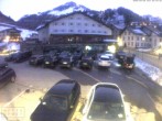 Archiv Foto Webcam Stuben am Arlberg - Blick auf das Après Post Hotel 05:00