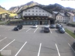 Archiv Foto Webcam Stuben am Arlberg - Blick auf das Après Post Hotel 08:00