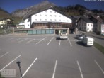 Archiv Foto Webcam Stuben am Arlberg - Blick auf das Après Post Hotel 13:00