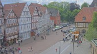 Archiv Foto Webcam Celle: Altes Rathaus und Stechbahn 13:00
