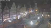 Archiv Foto Webcam Celle: Altes Rathaus und Stechbahn 23:00