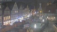 Archiv Foto Webcam Celle: Altes Rathaus und Stechbahn 17:00