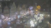 Archiv Foto Webcam Celle: Altes Rathaus und Stechbahn 23:00