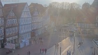 Archiv Foto Webcam Celle: Altes Rathaus und Stechbahn 15:00