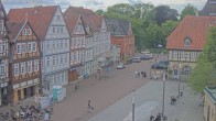 Archiv Foto Webcam Celle: Altes Rathaus und Stechbahn 15:00