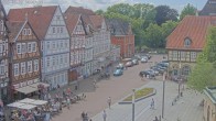 Archiv Foto Webcam Celle: Altes Rathaus und Stechbahn 13:00