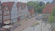 Archiv Foto Webcam Celle: Altes Rathaus und Stechbahn 15:00