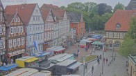 Archiv Foto Webcam Celle: Altes Rathaus und Stechbahn 09:00