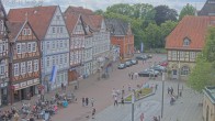 Archiv Foto Webcam Celle: Altes Rathaus und Stechbahn 13:00