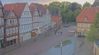 Archiv Foto Webcam Celle: Altes Rathaus und Stechbahn 19:00