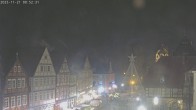 Archiv Foto Webcam Celle: Altes Rathaus und Stechbahn 23:00