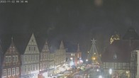 Archiv Foto Webcam Celle: Altes Rathaus und Stechbahn 23:00