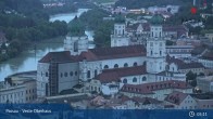 Archived image Webcam Passau: View from Veste Oberhaus 23:00