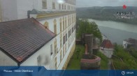 Archiv Foto Webcam Passau: Blick von der Veste Oberhaus auf Donau und Altstadt 09:00