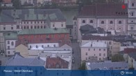 Archiv Foto Webcam Passau: Blick von der Veste Oberhaus auf Donau und Altstadt 00:00