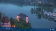 Archiv Foto Webcam Passau: Blick von der Veste Oberhaus auf Donau und Altstadt 02:00