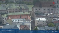 Archiv Foto Webcam Passau: Blick von der Veste Oberhaus auf Donau und Altstadt 21:00