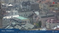 Archiv Foto Webcam Passau: Blick von der Veste Oberhaus auf Donau und Altstadt 12:00