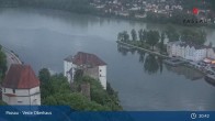 Archiv Foto Webcam Passau: Blick von der Veste Oberhaus auf Donau und Altstadt 20:00