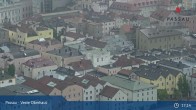 Archiv Foto Webcam Passau: Blick von der Veste Oberhaus auf Donau und Altstadt 16:00