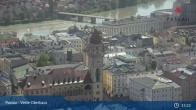 Archived image Webcam Passau: View from Veste Oberhaus 14:00