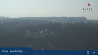 Archiv Foto Webcam Passau: Blick von der Veste Oberhaus auf Donau und Altstadt 10:00