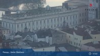 Archiv Foto Webcam Passau: Blick von der Veste Oberhaus auf Donau und Altstadt 16:00