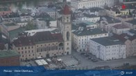 Archiv Foto Webcam Passau: Blick von der Veste Oberhaus auf Donau und Altstadt 02:00