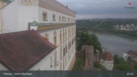 Archiv Foto Webcam Passau: Blick von der Veste Oberhaus auf Donau und Altstadt 00:00