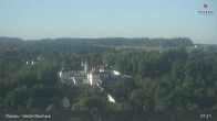 Archiv Foto Webcam Passau: Blick von der Veste Oberhaus auf Donau und Altstadt 06:00