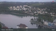 Archiv Foto Webcam Passau: Blick von der Veste Oberhaus auf Donau und Altstadt 20:00