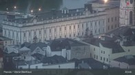 Archiv Foto Webcam Passau: Blick von der Veste Oberhaus auf Donau und Altstadt 02:00