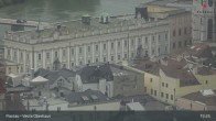 Archiv Foto Webcam Passau: Blick von der Veste Oberhaus auf Donau und Altstadt 14:00