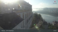 Archiv Foto Webcam Passau: Blick von der Veste Oberhaus auf Donau und Altstadt 06:00