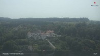 Archiv Foto Webcam Passau: Blick von der Veste Oberhaus auf Donau und Altstadt 12:00