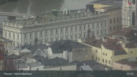 Archiv Foto Webcam Passau: Blick von der Veste Oberhaus auf Donau und Altstadt 06:00