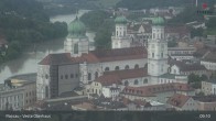 Archived image Webcam Passau: View from Veste Oberhaus 08:00