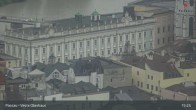 Archiv Foto Webcam Passau: Blick von der Veste Oberhaus auf Donau und Altstadt 14:00