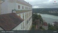 Archiv Foto Webcam Passau: Blick von der Veste Oberhaus auf Donau und Altstadt 06:00