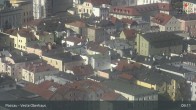 Archiv Foto Webcam Passau: Blick von der Veste Oberhaus auf Donau und Altstadt 08:00
