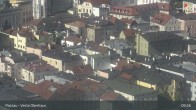 Archiv Foto Webcam Passau: Blick von der Veste Oberhaus auf Donau und Altstadt 08:00