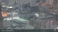 Archiv Foto Webcam Passau: Blick von der Veste Oberhaus auf Donau und Altstadt 12:00
