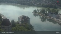 Archiv Foto Webcam Passau: Blick von der Veste Oberhaus auf Donau und Altstadt 09:00