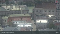 Archiv Foto Webcam Passau: Blick von der Veste Oberhaus auf Donau und Altstadt 12:00
