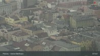 Archiv Foto Webcam Passau: Blick von der Veste Oberhaus auf Donau und Altstadt 07:00