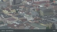 Archiv Foto Webcam Passau: Blick von der Veste Oberhaus auf Donau und Altstadt 12:00
