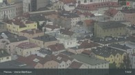 Archiv Foto Webcam Passau: Blick von der Veste Oberhaus auf Donau und Altstadt 12:00