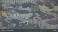 Archiv Foto Webcam Passau: Blick von der Veste Oberhaus auf Donau und Altstadt 08:00